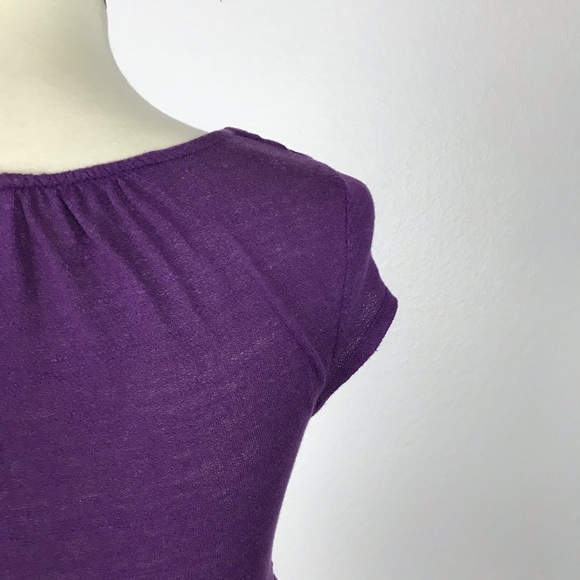 Anthropologie C. Keer Stretch Knit Ruched Top - Picture 8 of 8